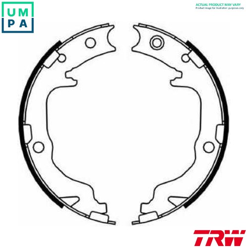 Brake shoe set - brake,
