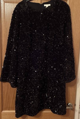 Gorgeous black sequin - h&m,