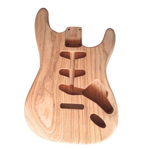 Roasted ash stratocaster body - roasted,