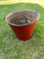 Large Vintage Beldray Galvanised Flower Planter/Bucket