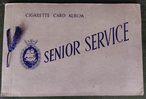 Cigarette card album senior - card,
