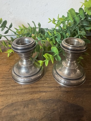 British sterling silver candle - sterling,