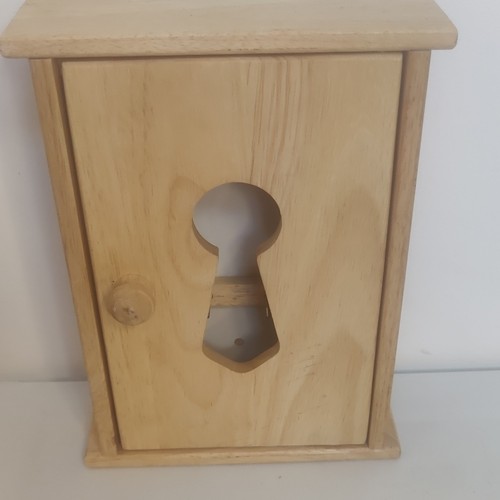 Wooden key box cabinet with - wooden,