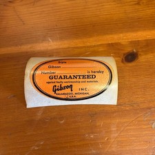 1950's Gibson Blank Orange