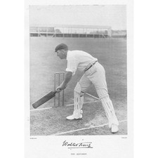 CRICKET Walter Troup, Gloucestershire CCC - Antique Photographic Print c1899