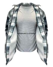 Mens FUR quilted FLEECE LINED