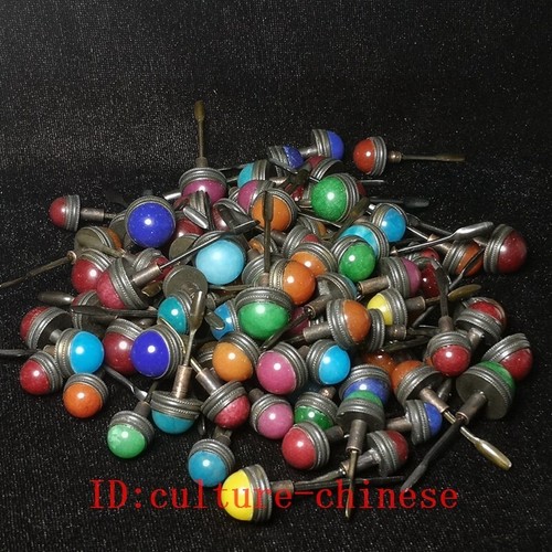 Pcs china bronze inlay - 6,