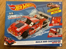 Hot Wheels Build Customise Muscle Race Car / Monster Truck Vehicle Metal Kit 8+