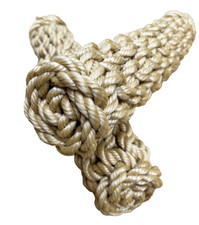 Rope Side Fender Narrowboat Barge Canal Boat Large 16"X3.5" Staple Beige  2 Pack