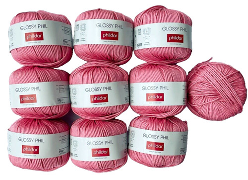 50g phildar glossy phil - 10, x