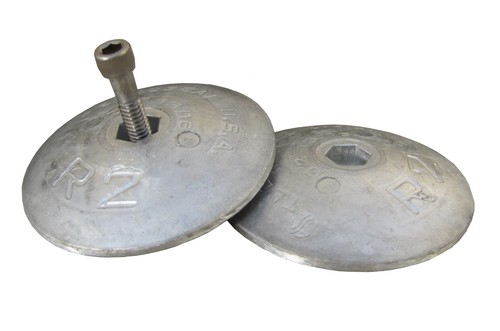 Magnesium twin disc anodes - magnesium,