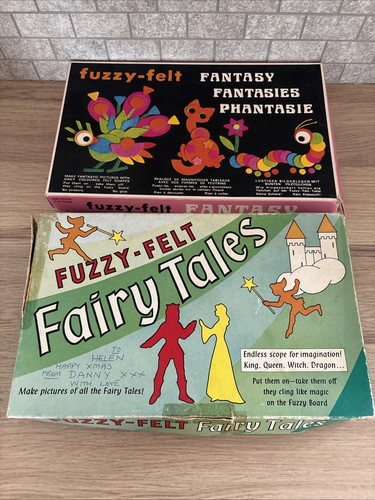 Vintage fuzzy felt sets - 2,