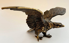 Vintage Bronze Eagle Statue