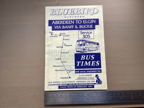 Northern scottish bluebird bus - bluebird,