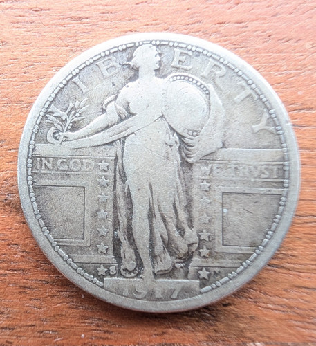1917 usa quarter dollar - 1917,