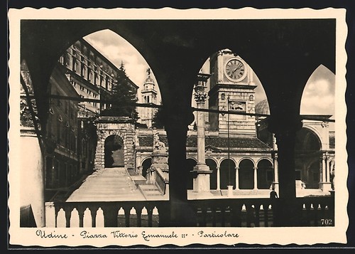 Postcard udine piazza - postcard,