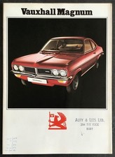 VAUXHALL Magnum Car Sales Brochure Nov 1973  V2169/11/73 2300 1800 ESTATE COUPE