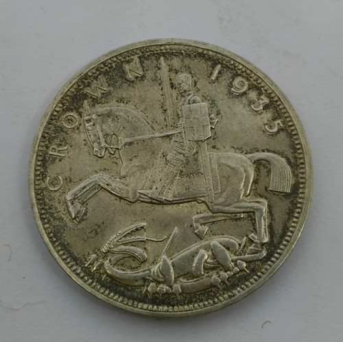 1935 british george crown - 1935,