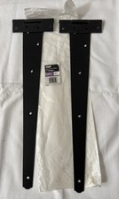 Homebase Black Powder Coated T Hinge 457mm (Screws not Included)