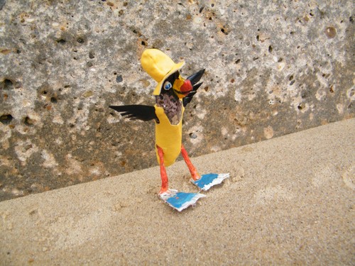 Driftwood puffin - driftwood,
