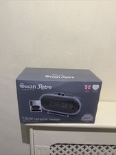 Swan Retro Ceramic Heater, Remote Control, 1.5KW, Grey, SH27032L