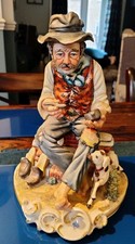 Vintage Capodimonte Tramp with
