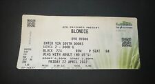 Blondie OVO Hydro 22/04/2022 Tickets Great Souvenirs