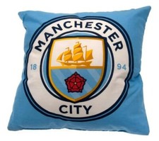 Manchester City FC Cushion Cover & FREE Snood New Adult Unisex 