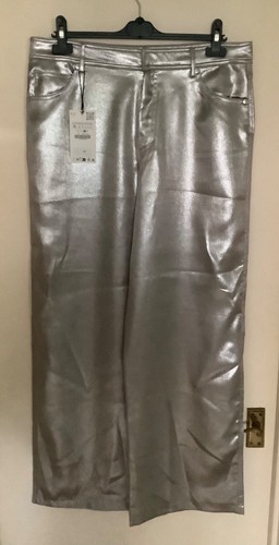 Zara silver satin foil - zara,