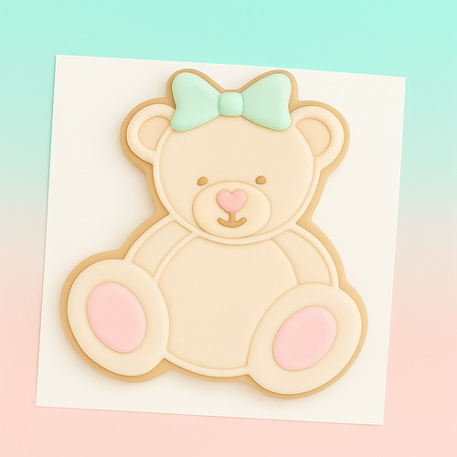 Teddy bear cookie cutters - bear,