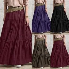 Ladies Womens Cotton Skirt