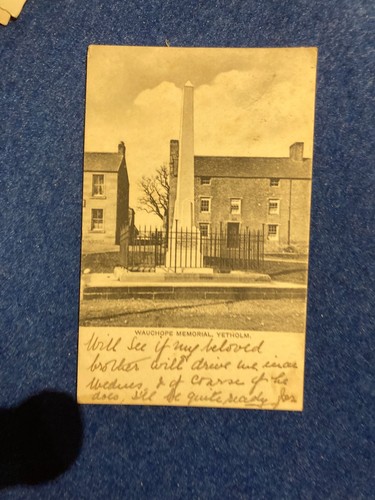 Vintage postcard kirk yetholm - ,