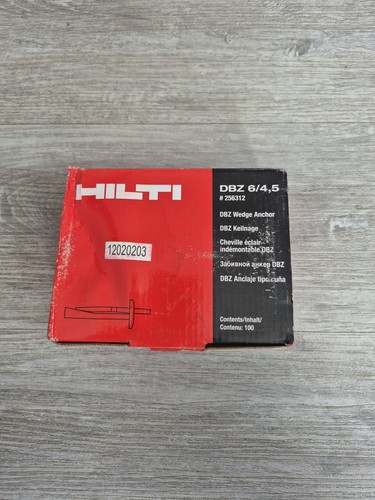 Hilti dbz wedge anchor - hilti, 6/4.5