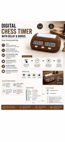 Digital chess timer classic - digital,