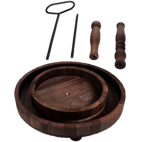 Wooden dessert stand rustic - wooden,