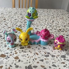 Zoobles Toy 5 Figures Playset Bundle Rabbit Fish Bird
