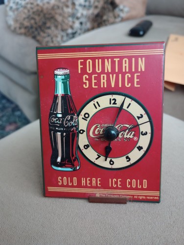 Coca cola coke matchbox clock - ,