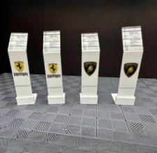 Diorama 1/18 Car Display Board Model Car Showroom Garage Scene Model Accessories