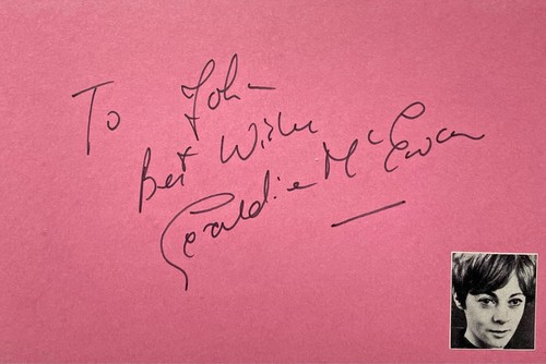 Geraldine mcewan autographed - mcewan,