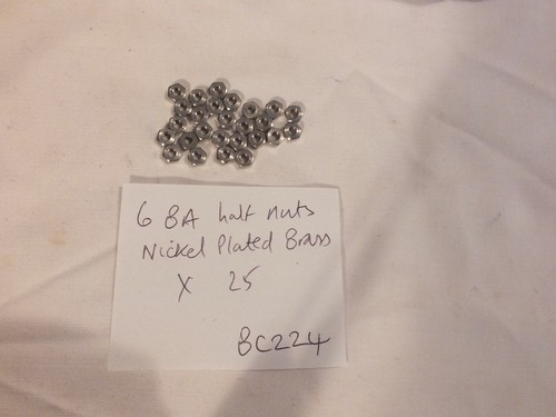Half nuts nickel plated - 6,