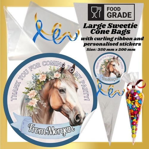 Horse pony sweetie cone bags - sweetie,
