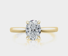14K Yellow Gold Solitaire