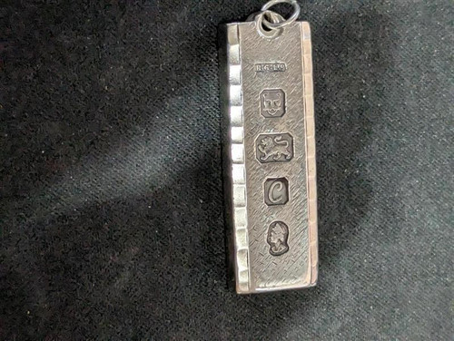 Sterling silver pattern front - silver,