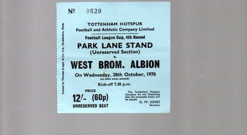 Used ticket tottenham v - ticket,