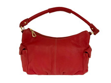 Episode red genuine Leather