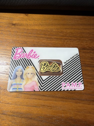 Barbie pure gold coin - barbie,