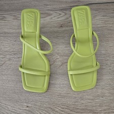 Zara Lime Green Kitten Heel
