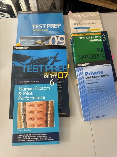 Private pilots training books - private,