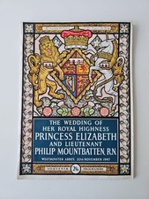 Souvenir Programme The Wedding