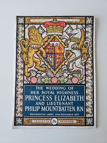 Souvenir programme the wedding - programme,